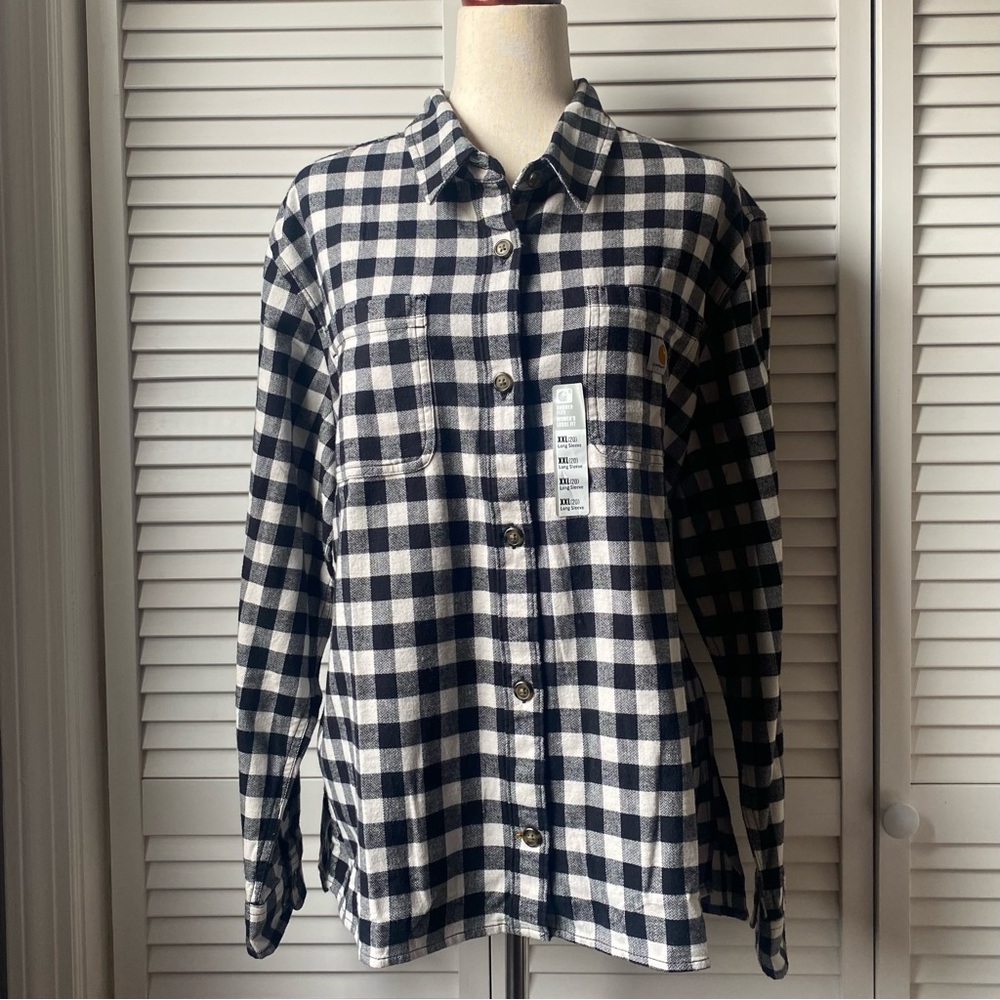 CARHARTT Women’s Rugged Flex Flannel Shirt Size XXL(20) NWT